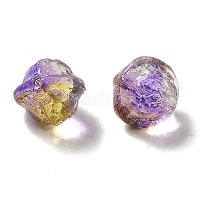 Прозрачные стеклянные бусины&nbsp;GLAA-D025-04I-1