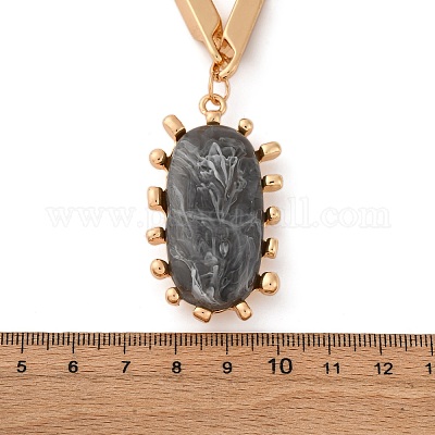 Ожерелья из железа и сплава для женщин&nbsp;LS-NJEW-U046-05G-1