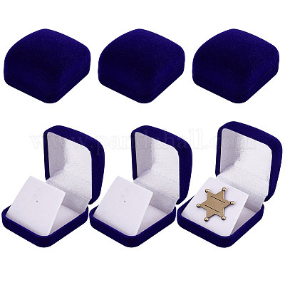 Scatole porta badge floccate&nbsp;CON-WH0816-028-1
