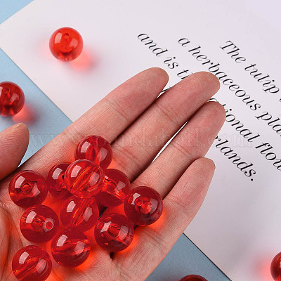 Прозрачные акриловые бусины&nbsp;LS-X-MACR-S370-A16mm-712-1