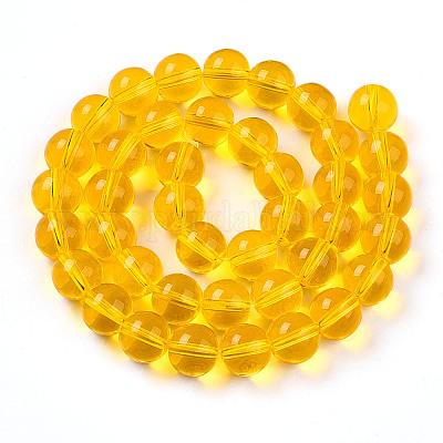 Прозрачные стеклянные бусины&nbsp;LS-GLAA-T032-T10mm-24-1