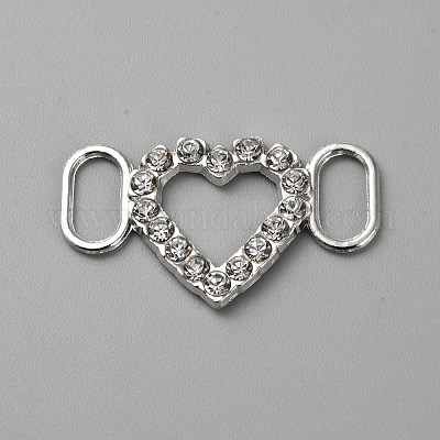 Застежки из сплава со стразами FIND-WH0110-725B-1