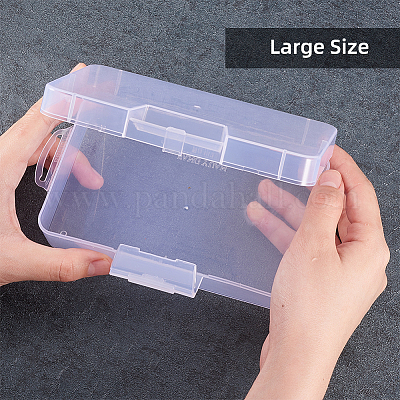 16 Pack Small Containers Clear Plastic Boxes Beads Storage Organizers With  Hinged Lids For Small Items, Jewelry, Crafts - AliExpress