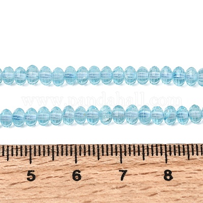 Natürliche blaue Topas-Perlenstränge&nbsp;G-K376-I07-3x4mm-1