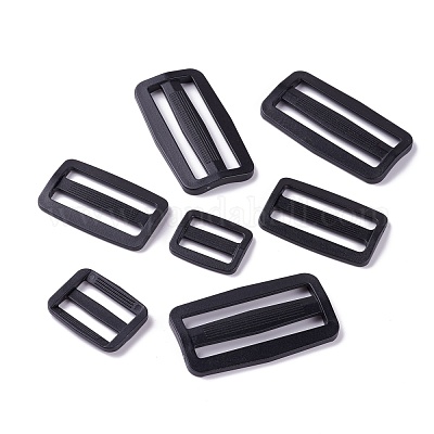 100pcs Plastic Swivel Snap Hooks Buckles Black Webbing Bag