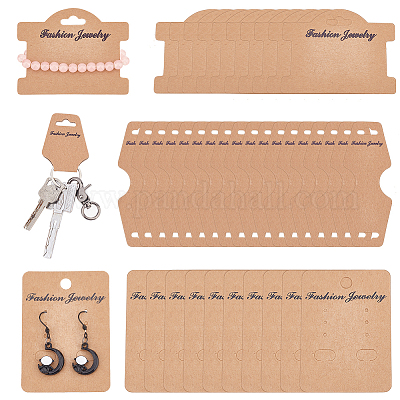 50pcs Earring Holder Cards Paper Tags For Necklace Bracelet