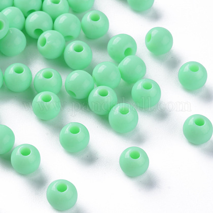 Opaque Acrylic Beads MACR-S370-C6mm-A05-1