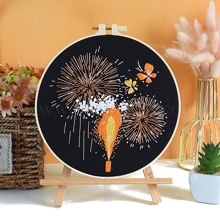 Kit De Broderie Au Point De Croix – Cozy Harbor At Sunset – Toile Imprimée Golden Apple Art #FA202
