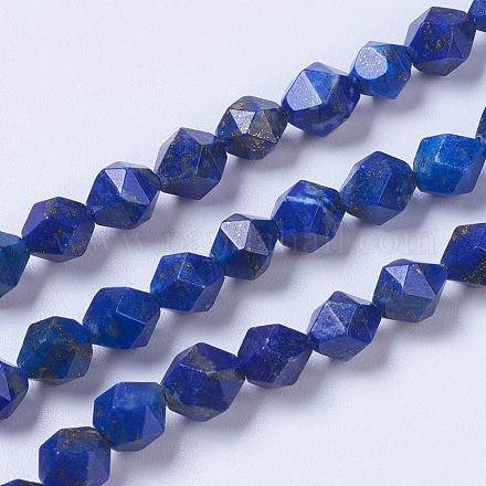 Chapelets de perles en lapis-lazuli naturel G-F568-082-6mm-1