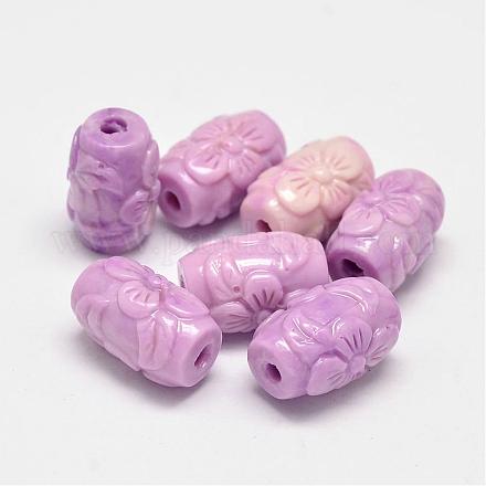 Dyed Synthetical Coral Beads CORA-L041-18E-1