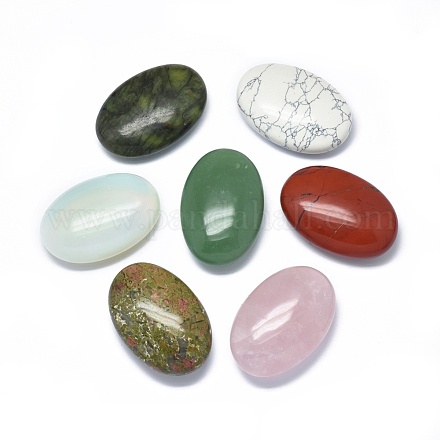 Cuentas de piedras preciosas naturales y sintéticas DJEW-F007-A-1