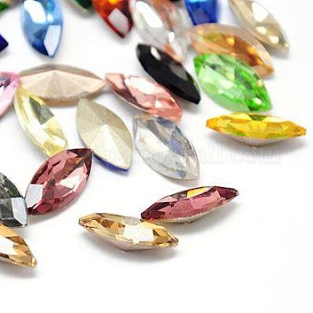 Cabochons strass di vetro pointed back  RGLA-A011-3x6mm-M-1