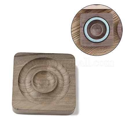 Brazalete de madera de nogal BDIS-D002-02C-1