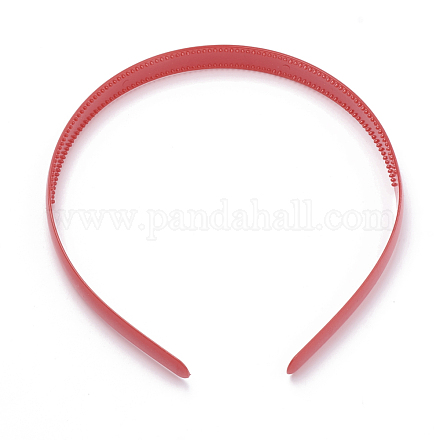 Fornituras para el cabello fornituras de banda de pelo de plástico liso OHAR-N005-01B-1