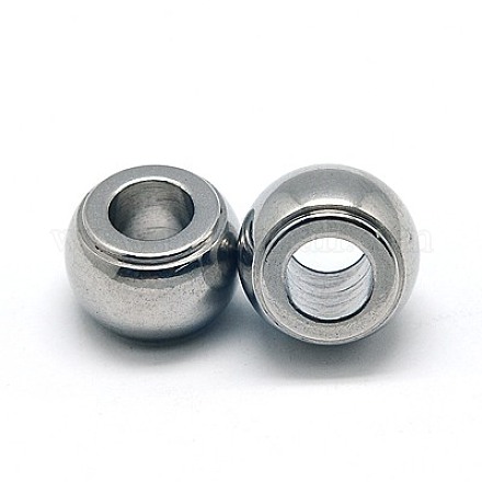 201 Stainless Steel Beads STAS-E036-11-1