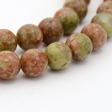 (Clearance Sale)Natural Gemstone Round Bead Strands G-J302-07-6mm-1