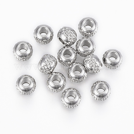 Perles en 201 acier inoxydable X-STAS-G154-37-4mm-1