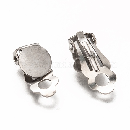 304 hallazgo de pendientes de clip de acero inoxidable X-STAS-L259-001C-P-1