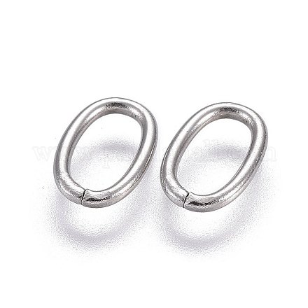 304 Stainless Steel Open Jump Rings X-STAS-L221-18P-1