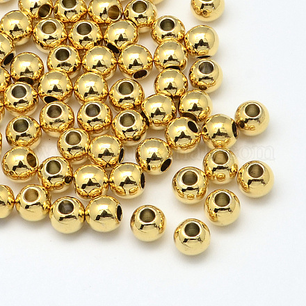 Brass Beads KK-R015-21-1