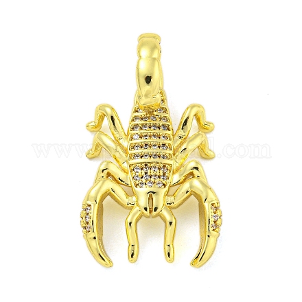 Латунные микро проложить кубического циркония подвески KK-R159-11G-01-1