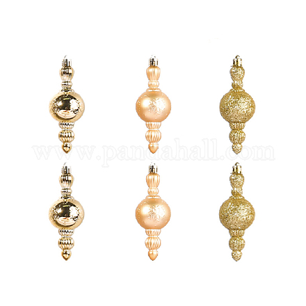 Ornamenti in plastica di zucca XMAS-PW0001-065B-02-1