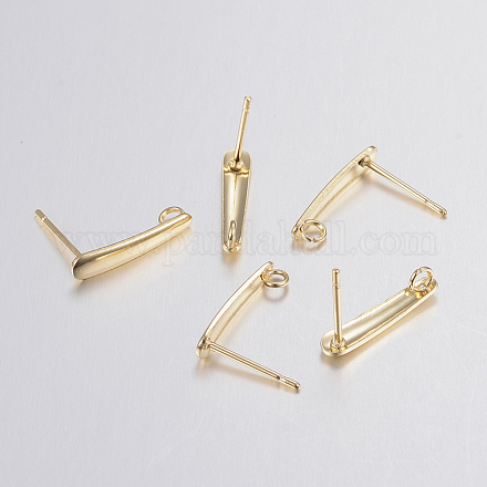 304 Stainless Steel Stud Earring Findings STAS-H436-22-1