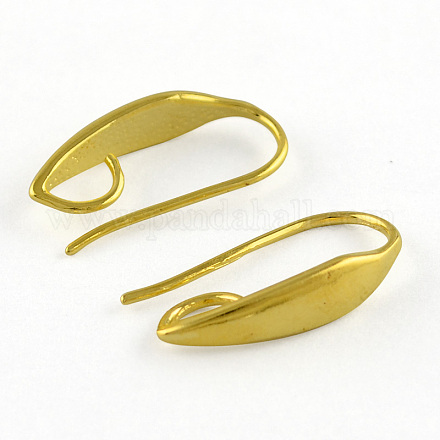 Brass Earring Hooks EC3006Y-NFG-1