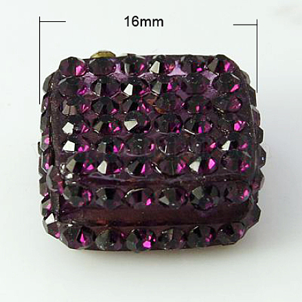 Resin Rhinestone Beads RESI-D011-2A-1