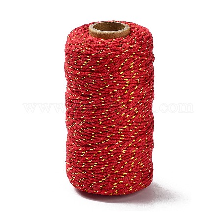 100M Macrame 2-Ply Cotton Braid Thread MAKN-PW0001-097A-27-1