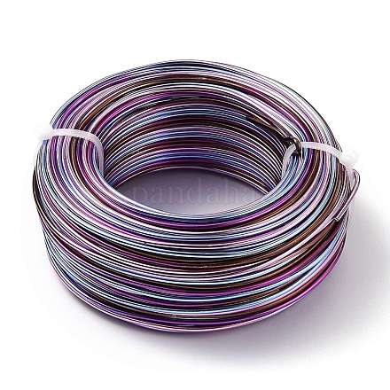 Fil artisanal rond en aluminium à 5 segment de couleurs AW-E002-2mm-B09-1