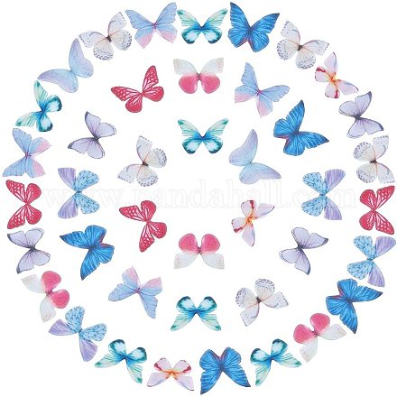 Arricraft 100 шт. бабочка из органзы FIND-NB0001-20-1