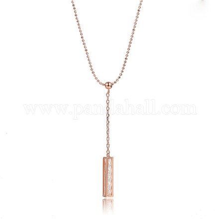 925 подвесные стерлингового серебра ожерелья NJEW-BB70797-C-1