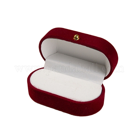 Boîtes à bijoux à anneau unique en velours PW-WG84862-01-1