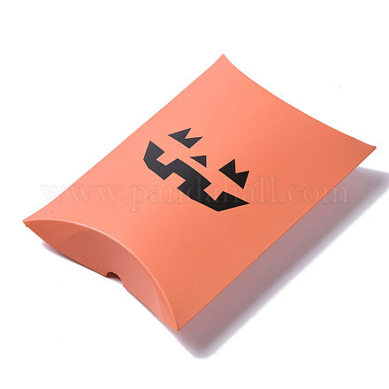 Scatole di cuscini di halloween scatole regalo di caramelle CON-L024-B01-1