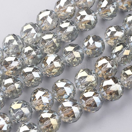 Chapelets de perles en verre électroplaqué EGLA-J140-FR04-16mm-1