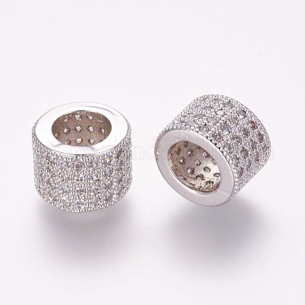 Perles de zircone cubique micro pave en Laiton ZIRC-G091-06P-1