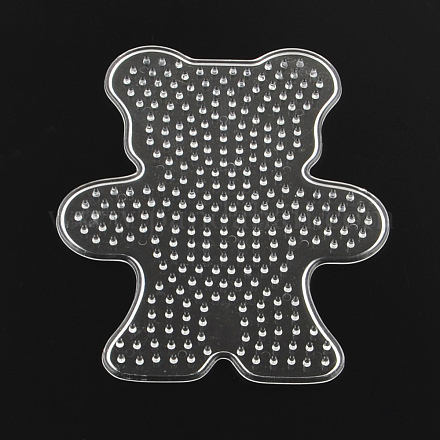 Oso de tableros de plástico abc utilizados para los hama beads de 5x5 mm de diy X-DIY-Q009-29-1