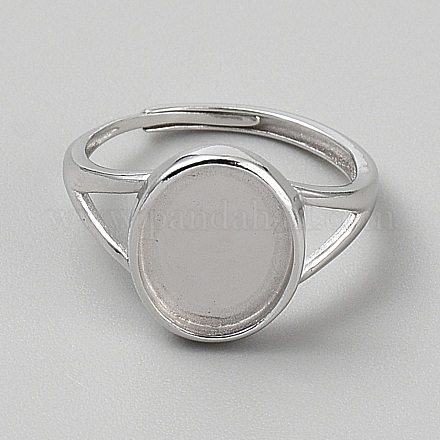 Регулируемые 925 фунт стерлингового серебра&nbsp;STER-WH0062-014P-02-1