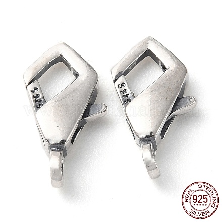 925 тайская застежка-когти из стерлингового серебра STER-D003-03A-P-1