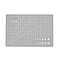 A5 Plastic Cutting Mat, Cutting Board, for Craft Art, Rectangle, Light Grey, 14.8x21cm