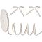 Dot Stripe Cotton Ribbons, Twill Tape Ribbon, Herringbone Ribbon, PapayaWhip, 3/8 inch(10.5mm), about 54.68 Yards(50m)/Roll