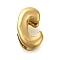 Ion Plating(IP) 304 Stainless Steel Slide Charms, Real 14K Gold Plated, Letter C, 9x5.5x4mm, Hole: 3.5x2mm