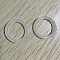 Silicone Linking Rings, Ring, White, 20x2.5mm, Inner Diameter: 15mm