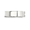 201 Stainless Steel Watch Band Clasps, Rectangle, Stainless Steel Color, 32x11.5x4.2mm