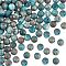 Natural Chrysocolla Gemstone Beads Strands, Round, Dyed, 6mm, Hole: 1.2mm