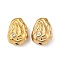 304 Stainless Steel Crystal Rhinestone Beads, Real 18K Gold Plated, Oval, 13x9.5x6mm, Hole: 1.2mm