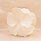 Flower Plastic Claw Hair Clips, Hair Accessories for Women & Girls, White, 75x80x45mm