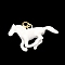 Brass Pendants, Horse Charms, with Enamel, Cadmium Free & Lead Free, Rack Plating, Long-Lasting Plated, with Jump Ring, Real 18K Gold Plated, White, 16.5x29x6mm, Hole: 3.3mm