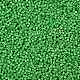 シリンダーシードビーズ  不透明色の光沢  均一サイズ  ミディアムシーグリーン  2x1.5mm  穴：0.8mm  約888個/10g X-SEED-H001-H09-2